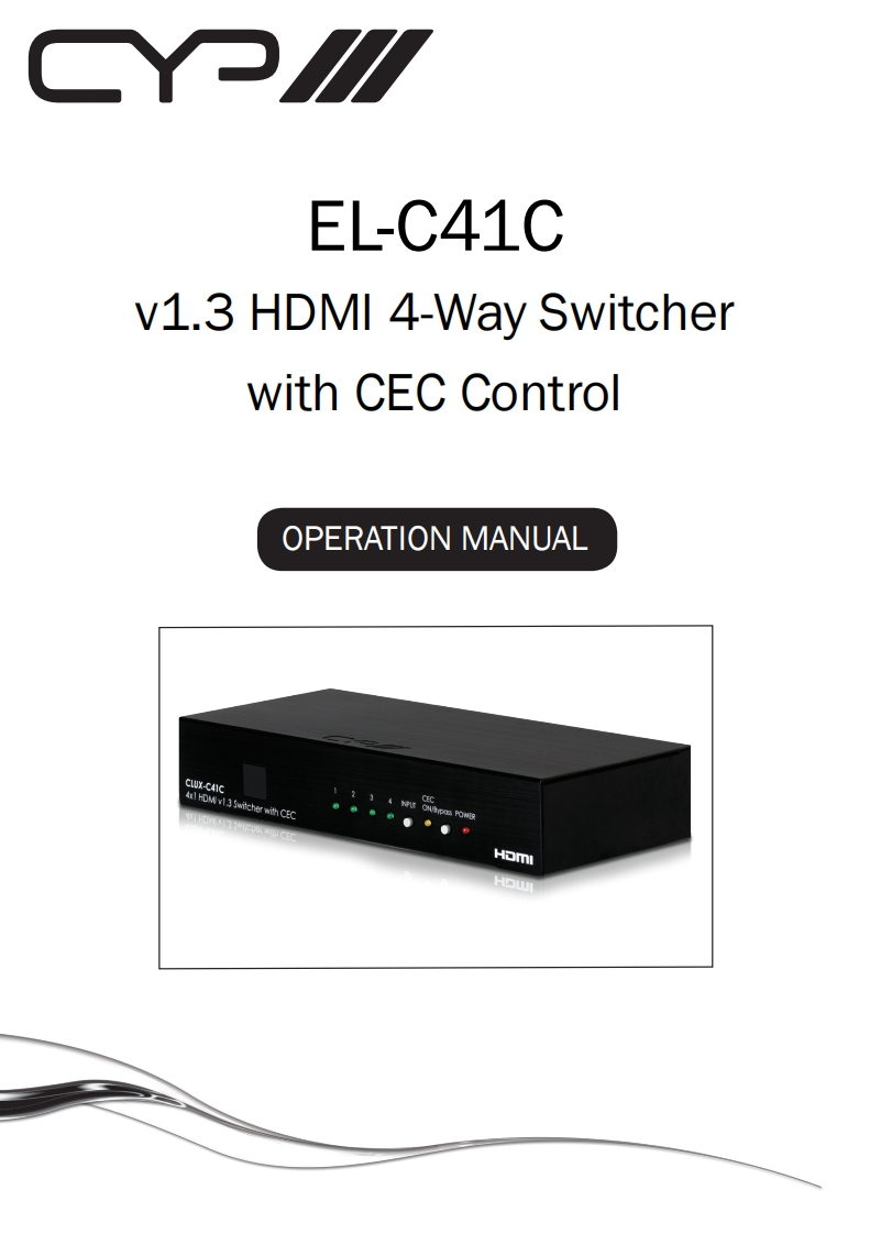 CYP-EL-C41C-操作说明书手册