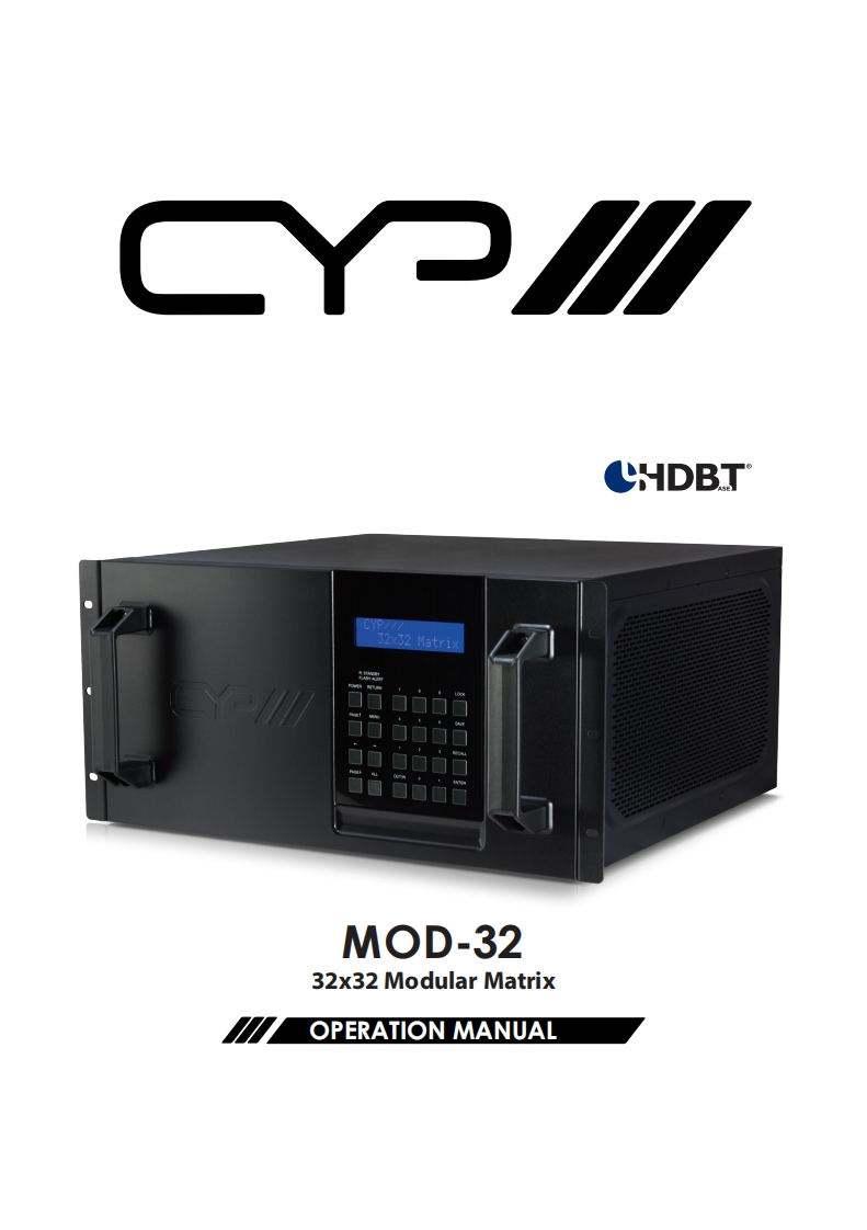 CYP-MOD32-操作说明书手册-v1.02