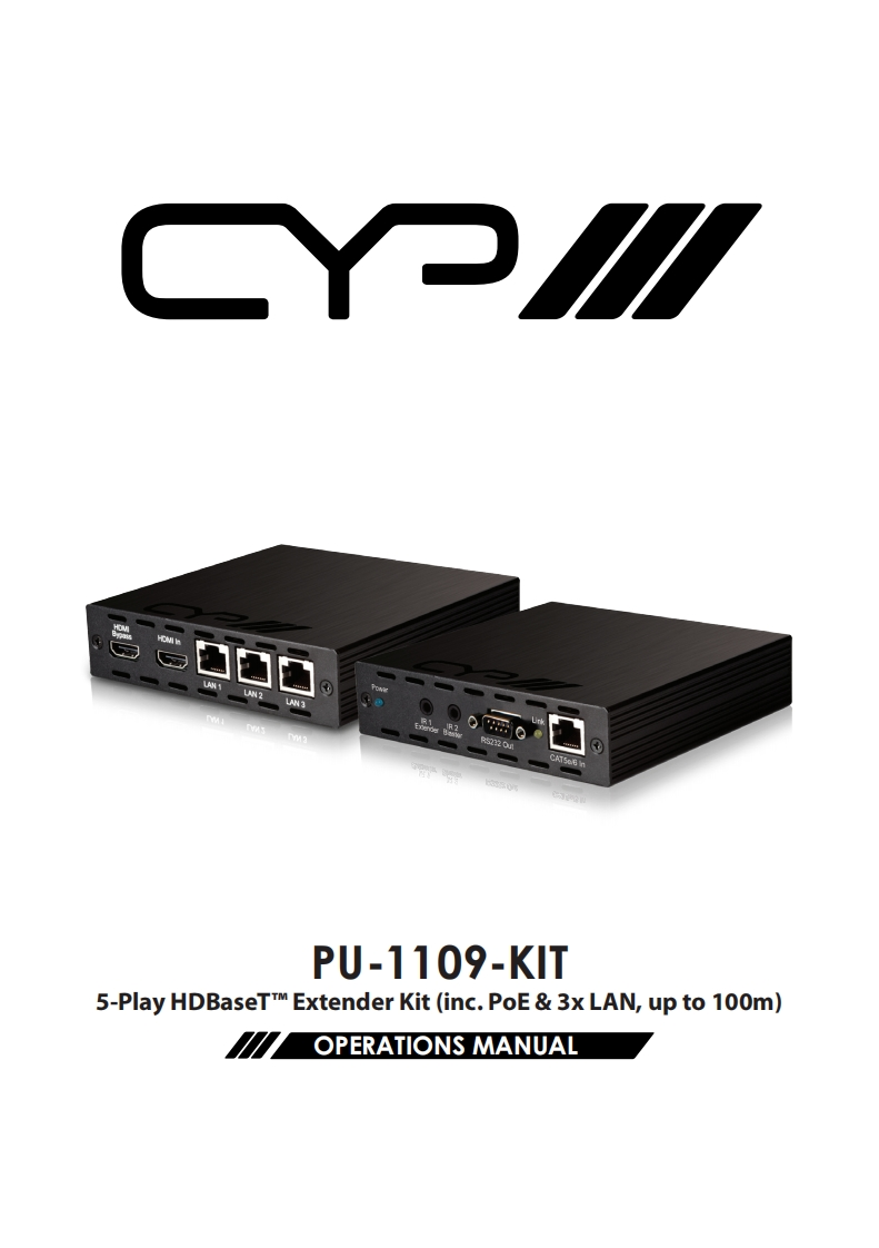 CYP-PU-1109-KIT-操作说明书手册