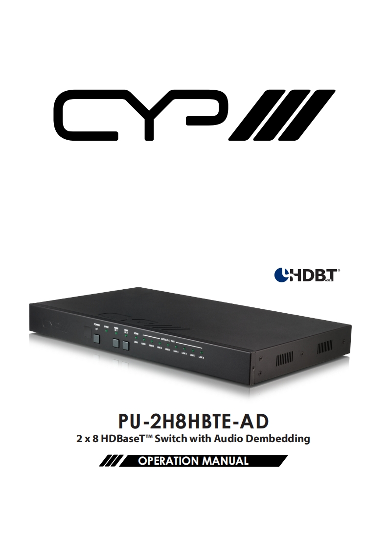 CYP-PU-2H8HBTE-AD-操作说明书手册-v1.00