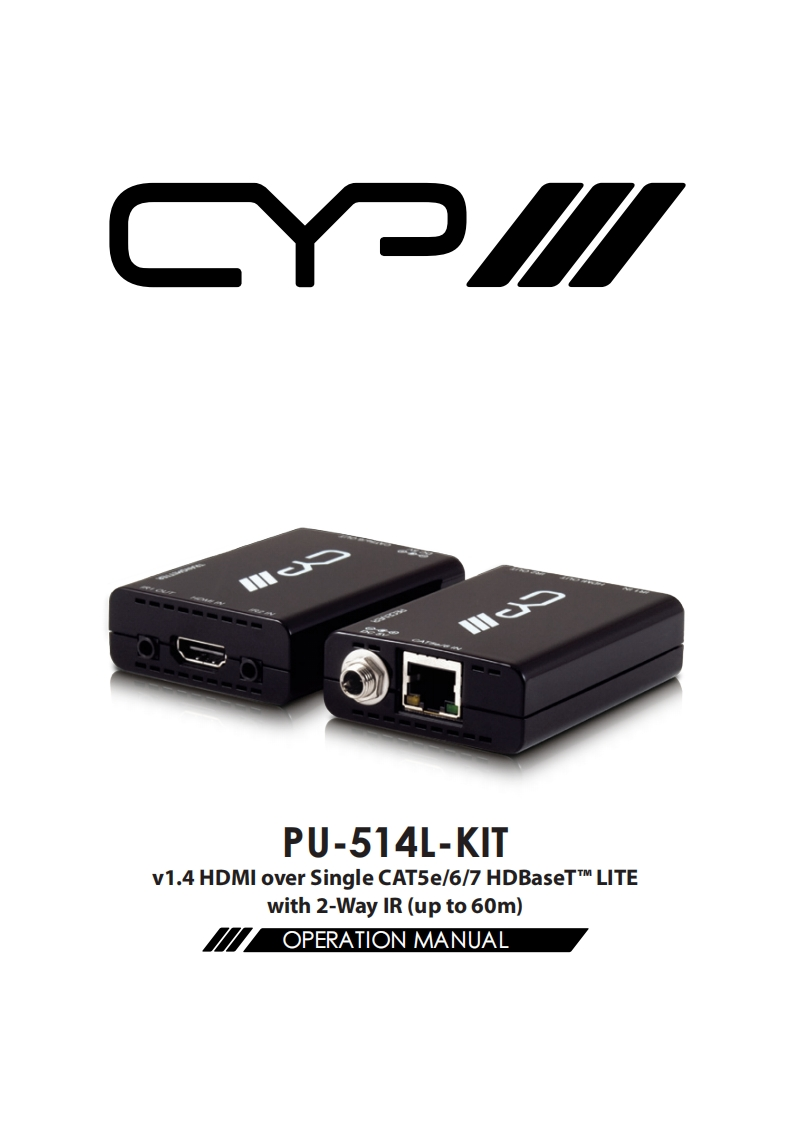 CYP-PU-514L-KIT-操作说明书手册