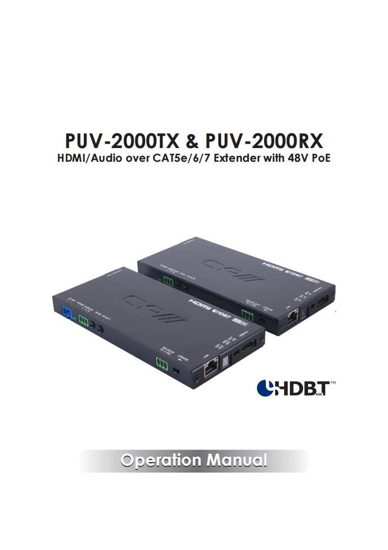 CYP-PUV-2000-KIT-操作说明书手册