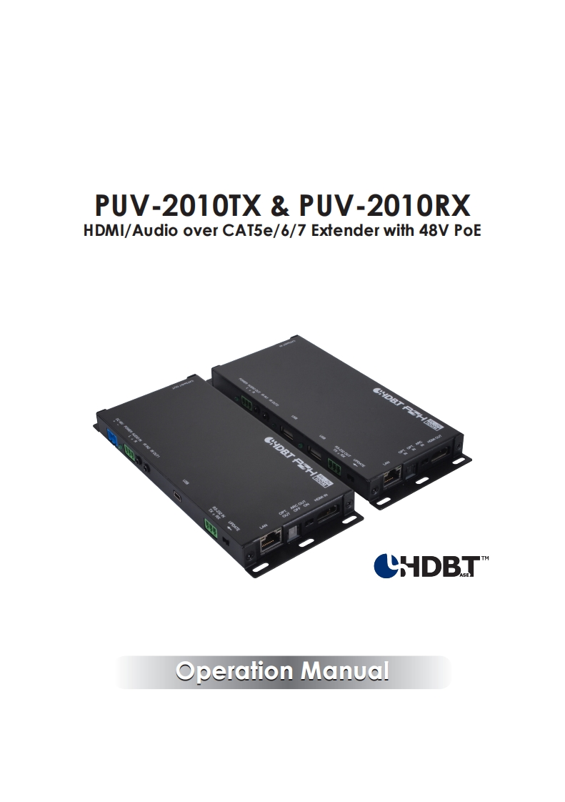 CYP-PUV-2010-KIT-操作说明书手册