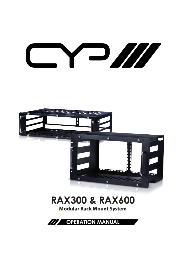 CYP-RAX-300-RAX-600-操作说明书手册-v1.00