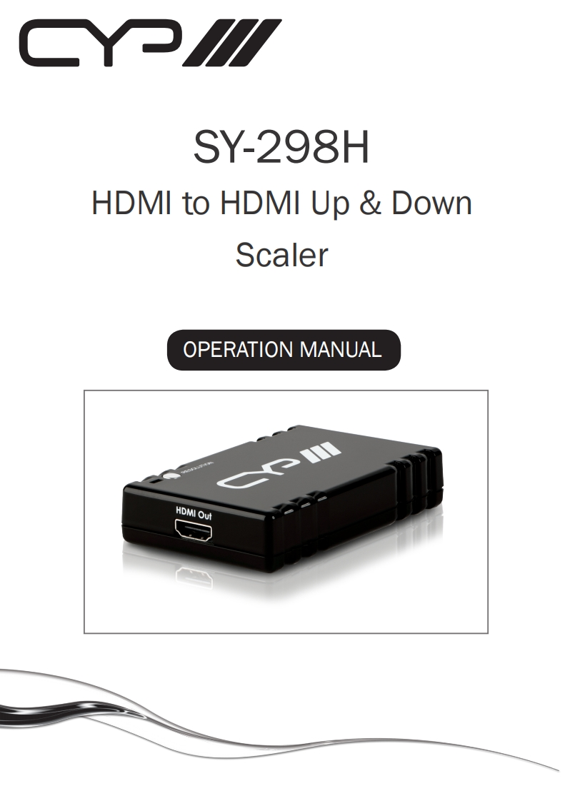 CYP-SY-298H-操作说明书手册