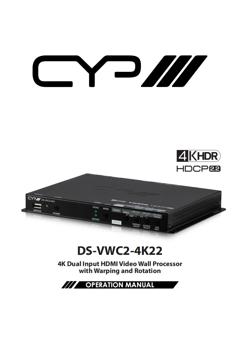 CYP-操作说明书手册-DS-VWC2-4K22_PDF-操作说明书手册_RDV3