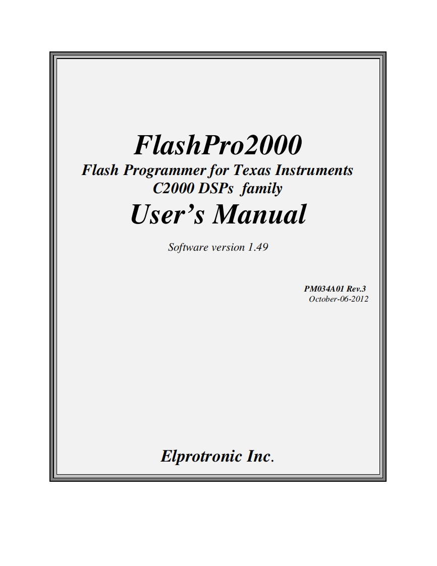 C__Elprotronic_Project_操作说明书手册s_FlashPro2000_操作说明书手册-FlashPro2000.wpd