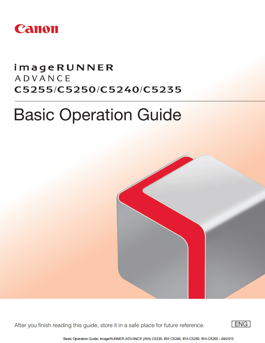 Canon-C5235-seris-操作说明书手册