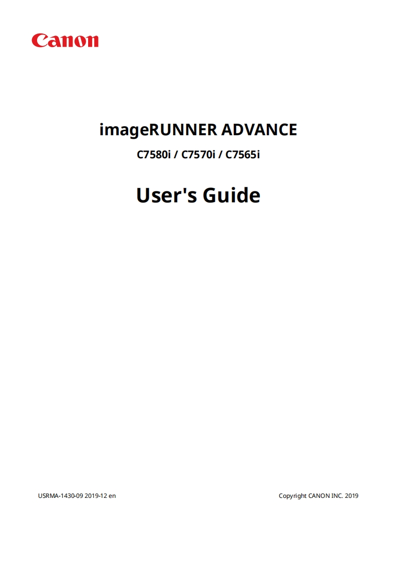 CanonC7580-seirs-操作说明书手册-找手册网