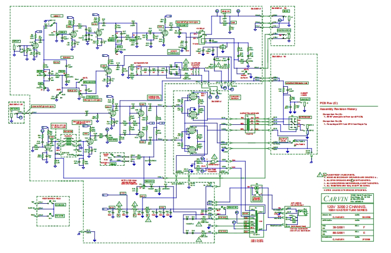 Carvin_MTS-3200_Schematic电器原理图