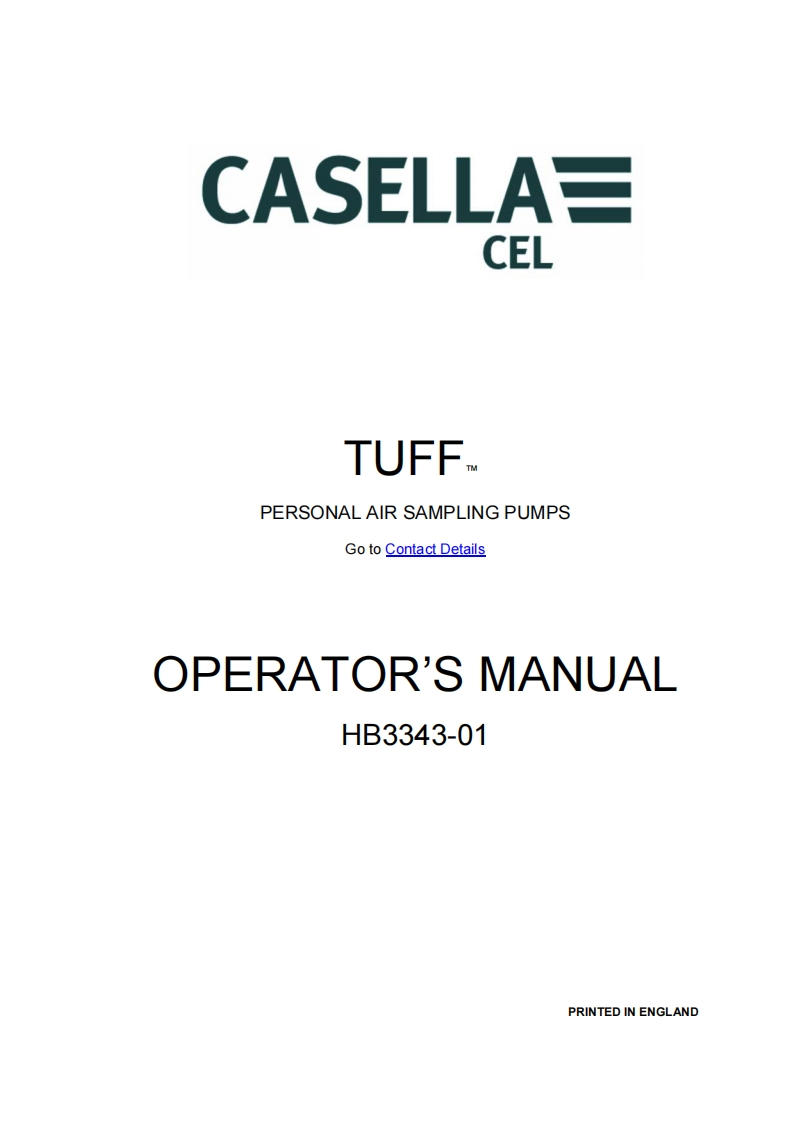 Casella-Software-for-the-Tuff-Sampling-Pumps_手册说明书指南
