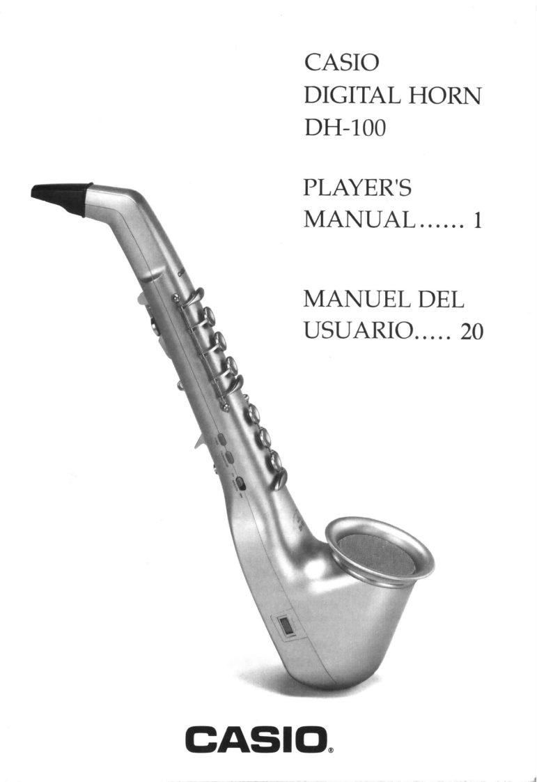 Casio-DH-100-Players-使用说明书手册