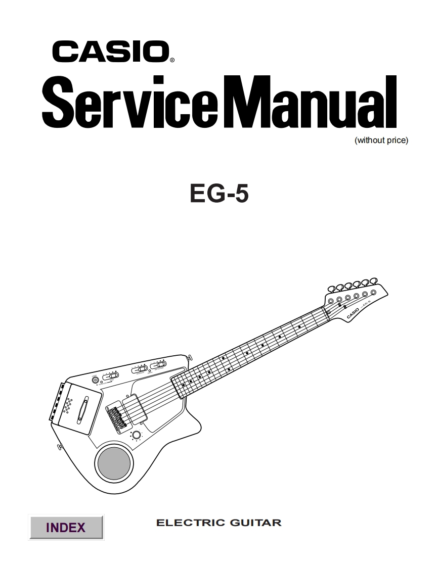 Casio-EG5-service-manual维修操作说明书手册