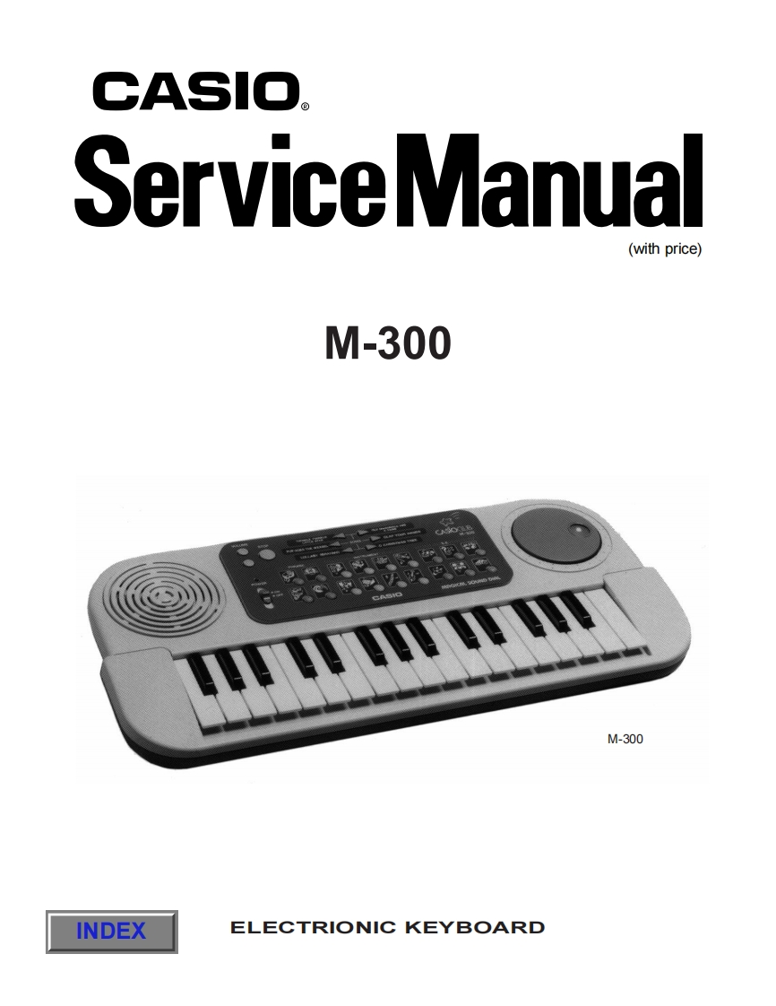 Casio-M300-service-manual维修操作说明书手册