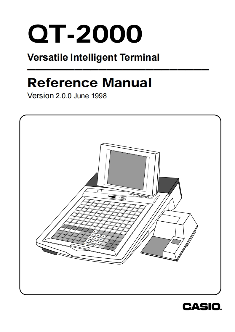 Casio-QT-2000-Reference-User-Manual操作说明书手册
