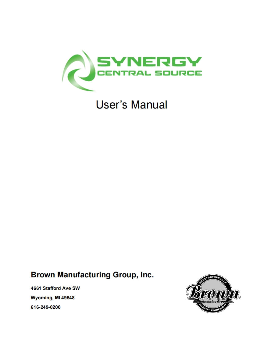 Central-Source-User-Manual操作说明书手册