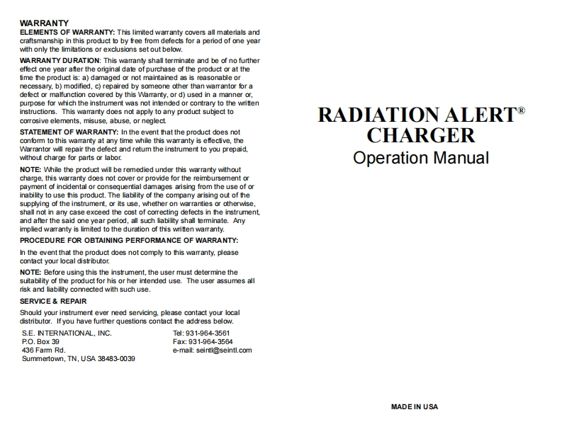 Charger_Operation-手册说明书指南