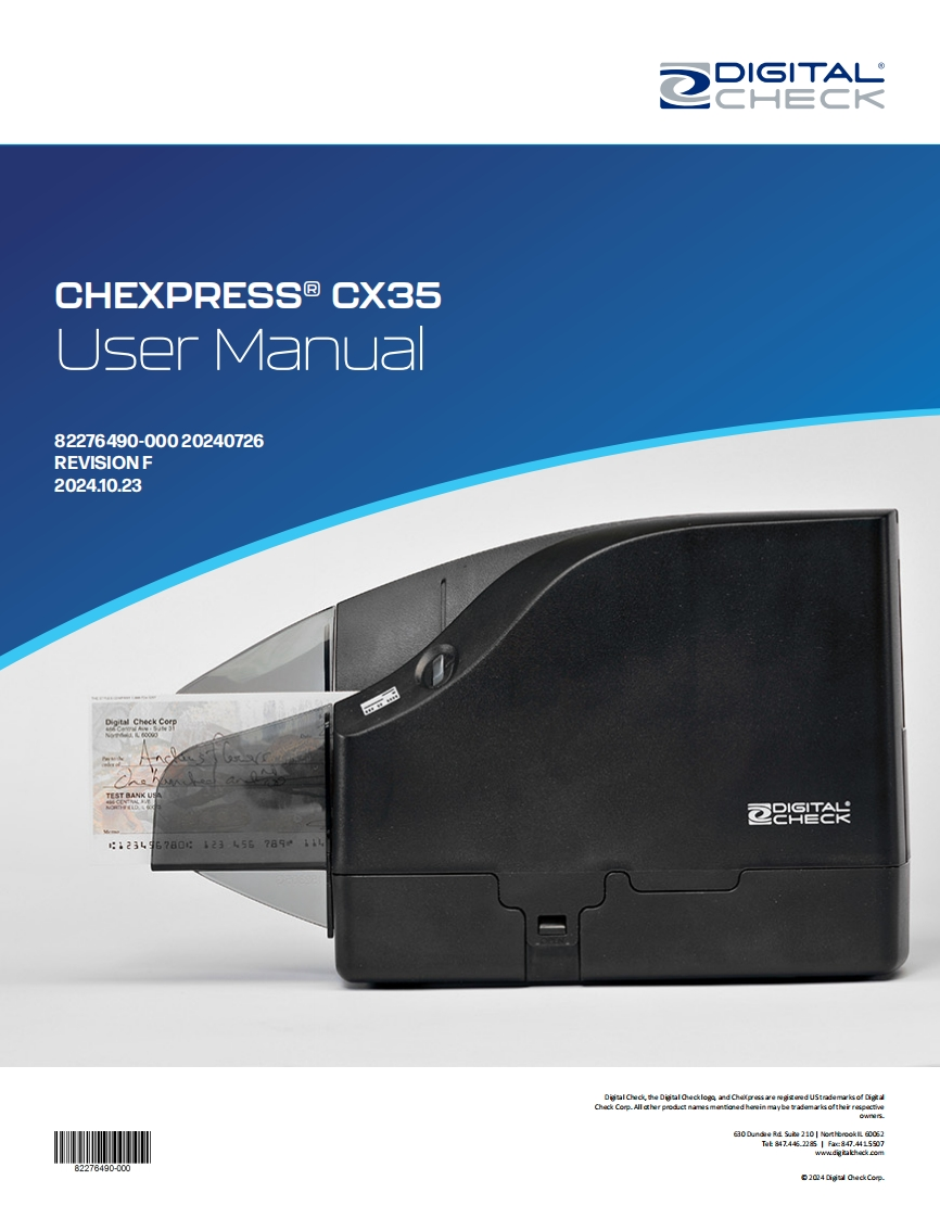 CheXpress-CX35-操作说明书手册-no-SFF新质力文库 - 聚焦新质生产力发展的数字化知识库_行业洞察 / 理论成果 / 实践指南免费下载新质力文库