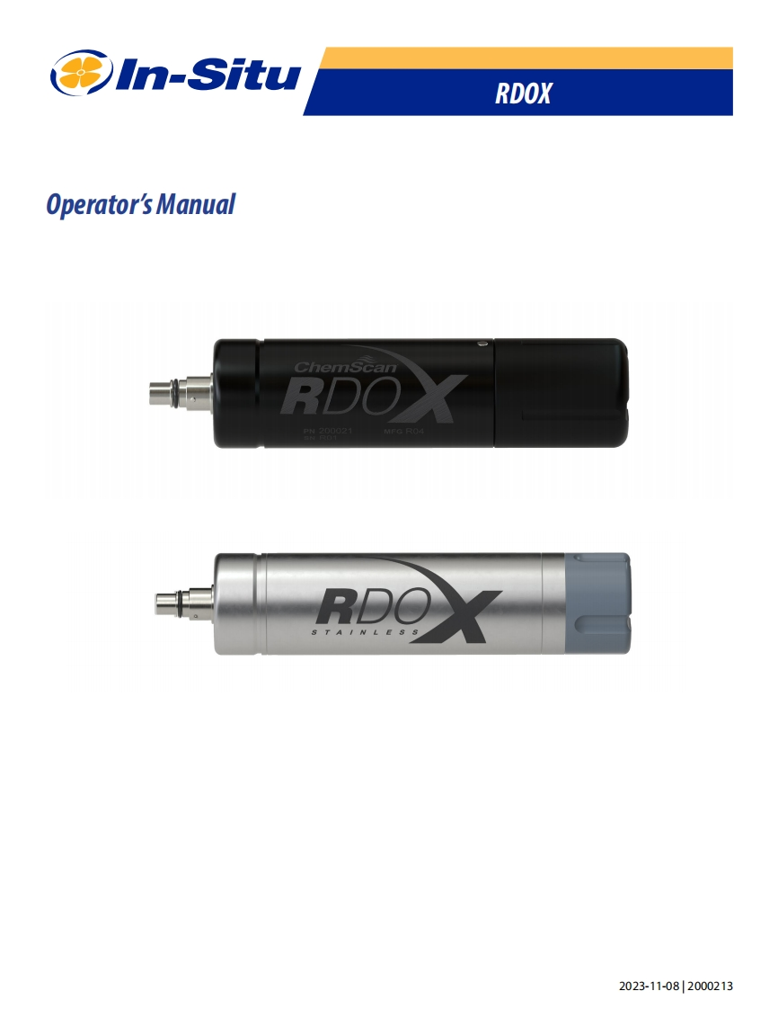 ChemScan-RDO-SS-使用说明书手册