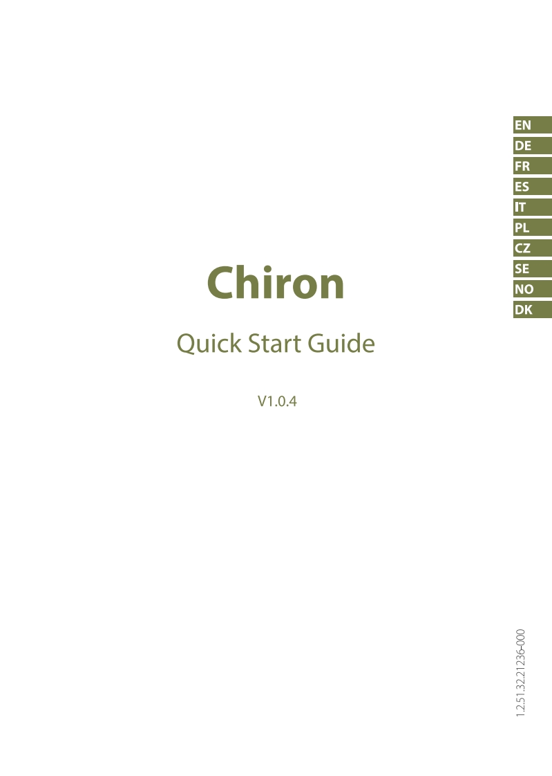 Chiron_安装调试说明书手册_V1.0.4_Chiron