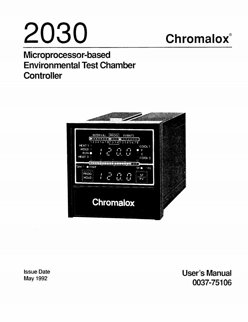 Chromalox_2030_Controller_使用说明手册