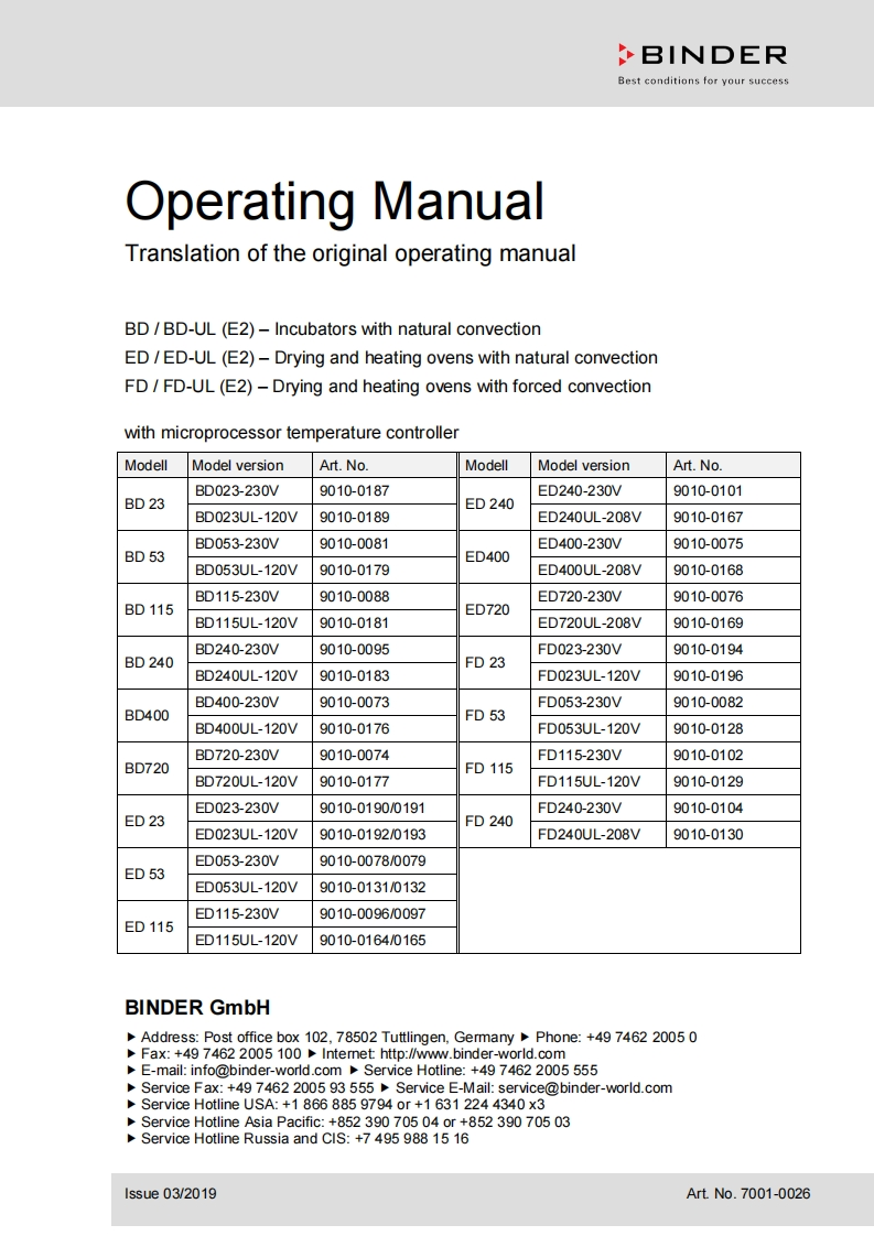 Classic.Line-FD-Series-操作说明书手册