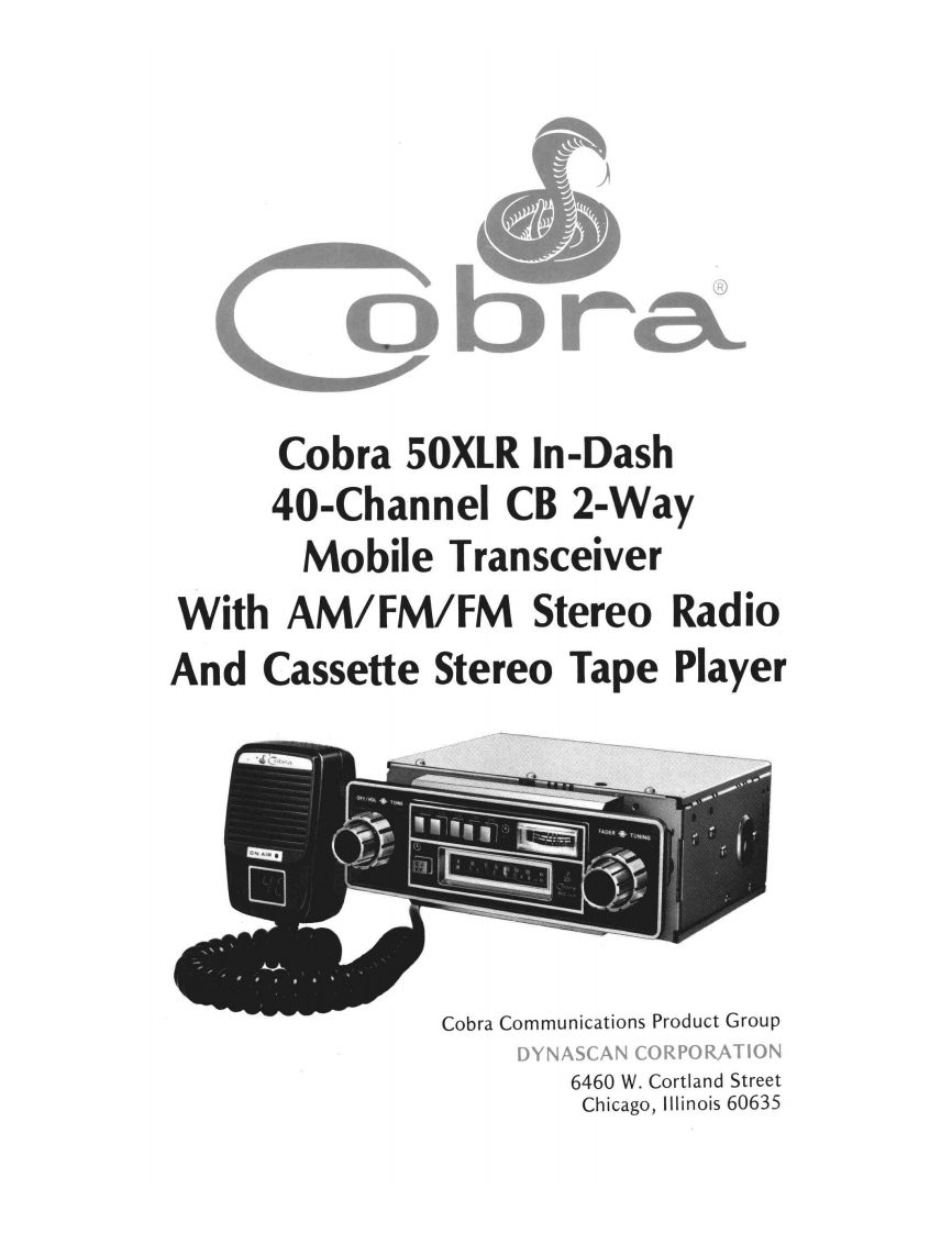 Cobra_50XLR_(Manual操作说明书手册)