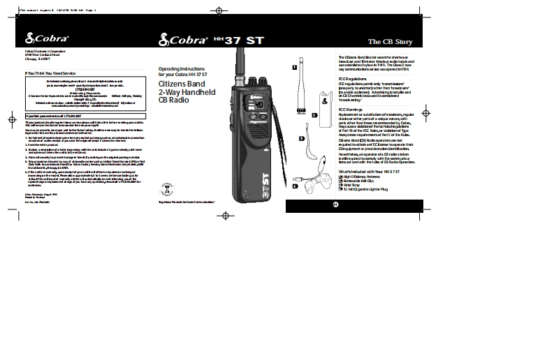Cobra_HH-37ST_(Manual操作说明书手册)