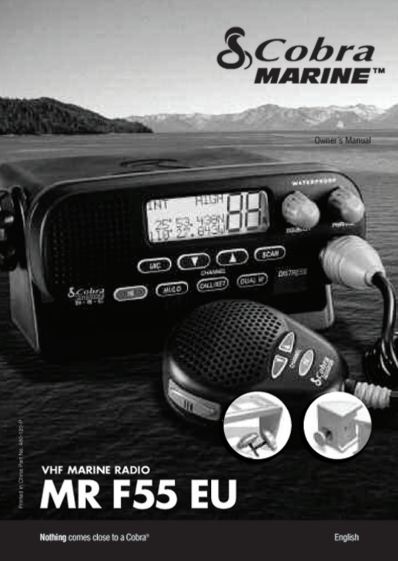 Cobra_MR_F55-EU_Manual操作说明书手册