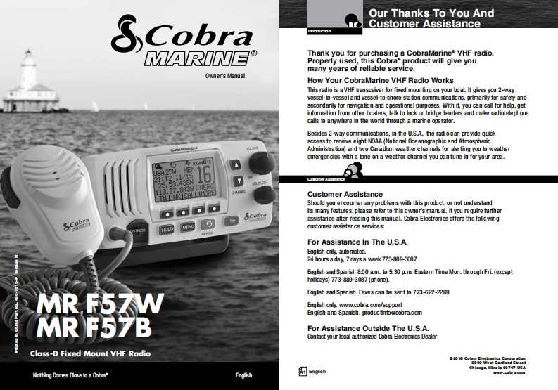 Cobra_MR_F57W-F57W-US_Manual操作说明书手册