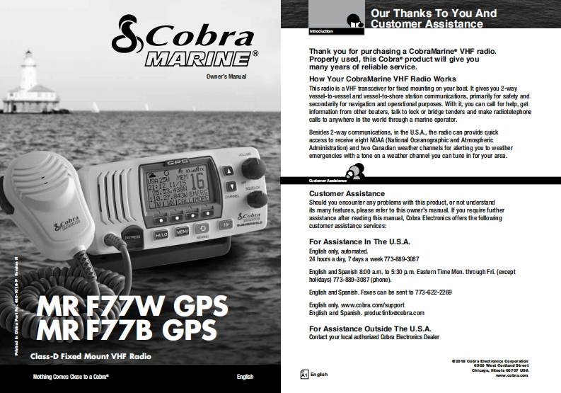 Cobra_MR_F77WGPSW-F77BGPS-US_Manual操作说明书手册
