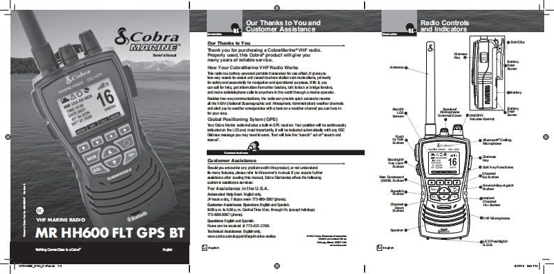 Cobra_MR_HH600FLTGPSBT_Manual操作说明书手册