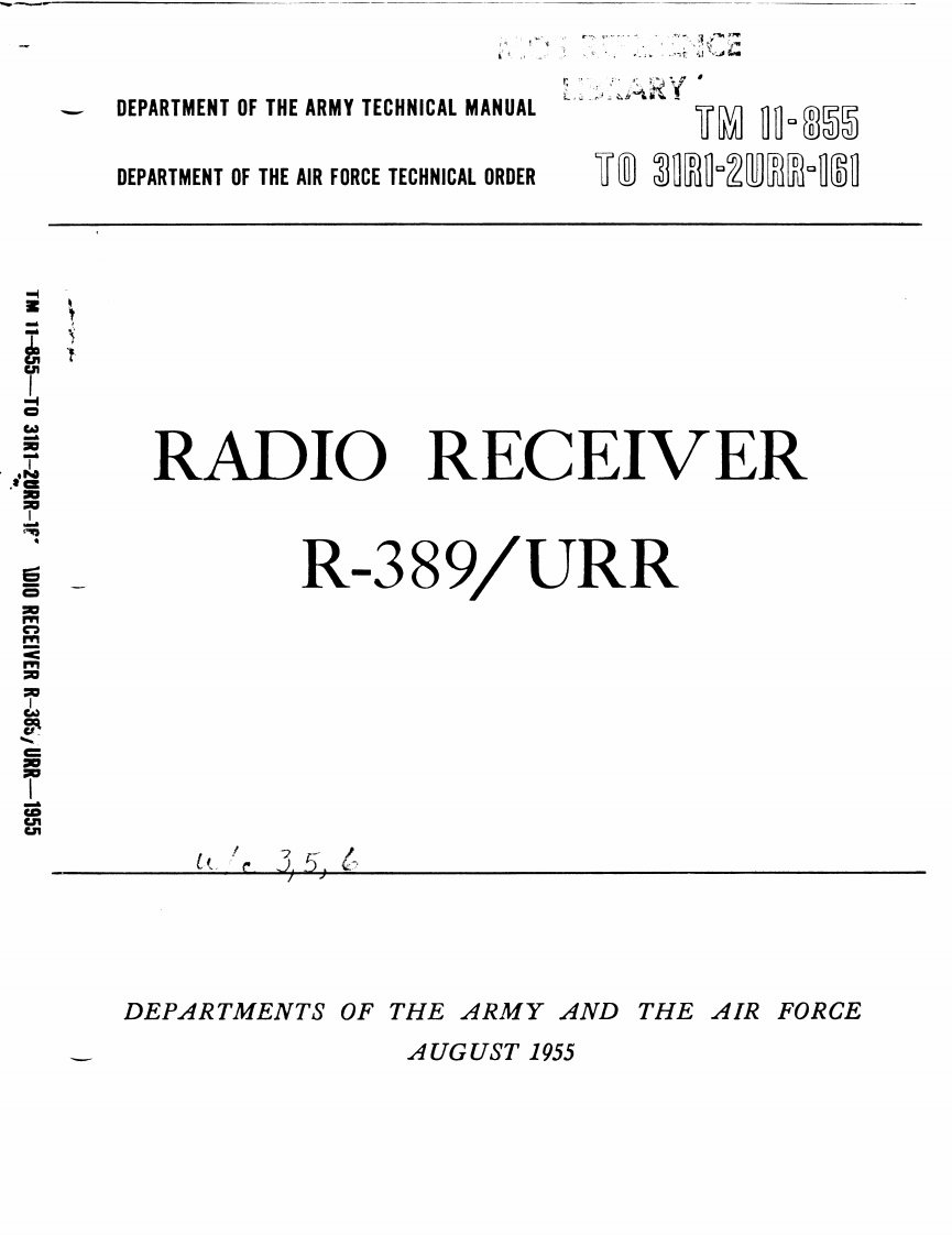 Collins_R-389URR-(Technical-Manual操作说明书手册)