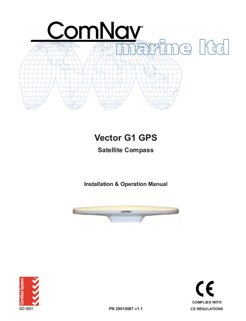 ComNav-G1-Installation-Operation-操作说明书手册