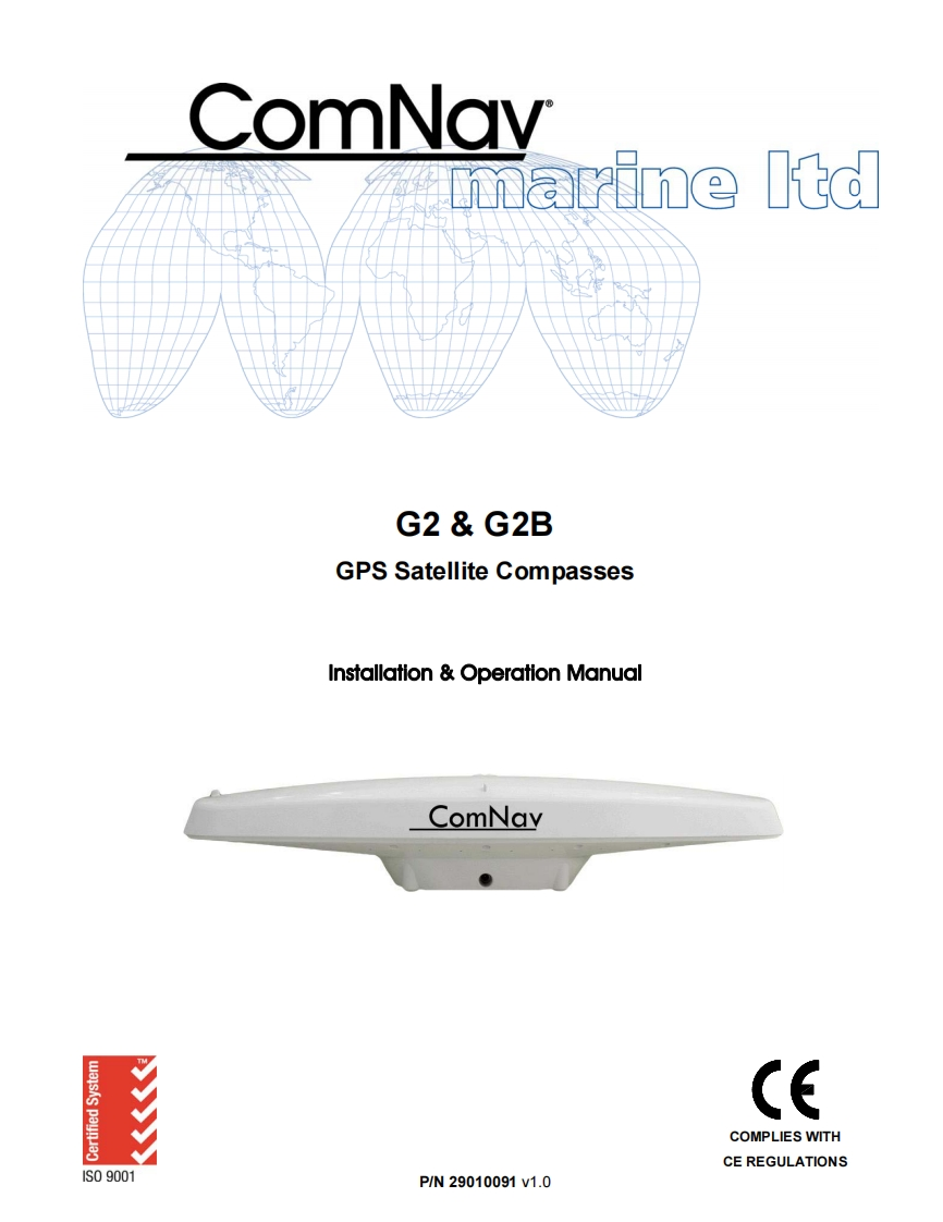 ComNav-Vector-G2-G2B-Installation-Operation-操作说明书手册