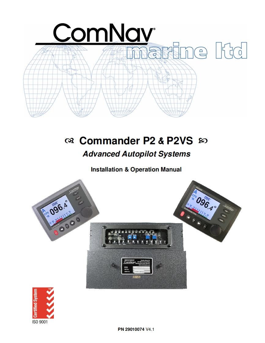 ComNavAutopilotP2_安装操作说明书手册