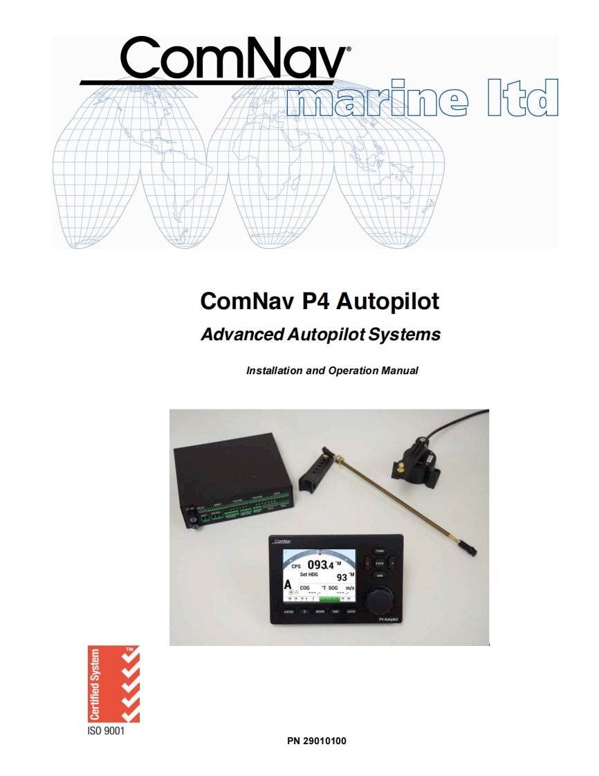 ComNavP4_Manual安装操作说明书手册