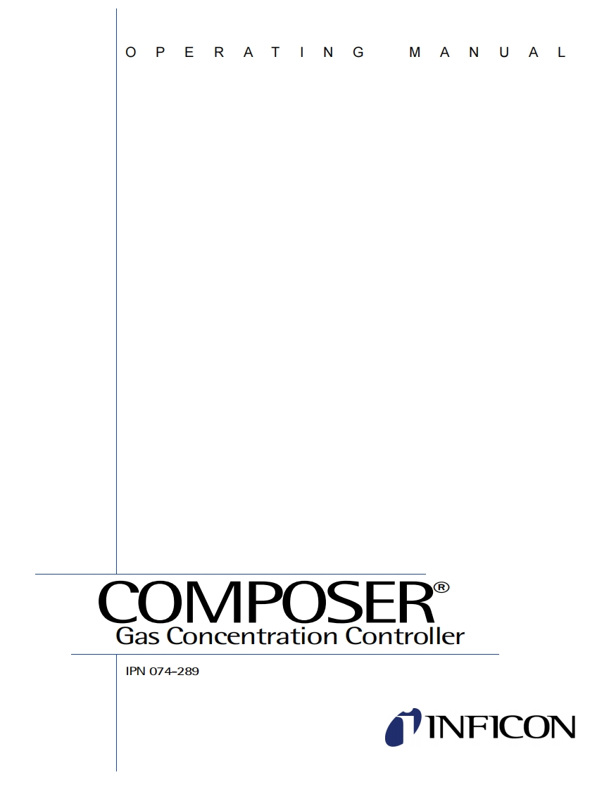 Composer™GasConcentrationController_操作说明书手册