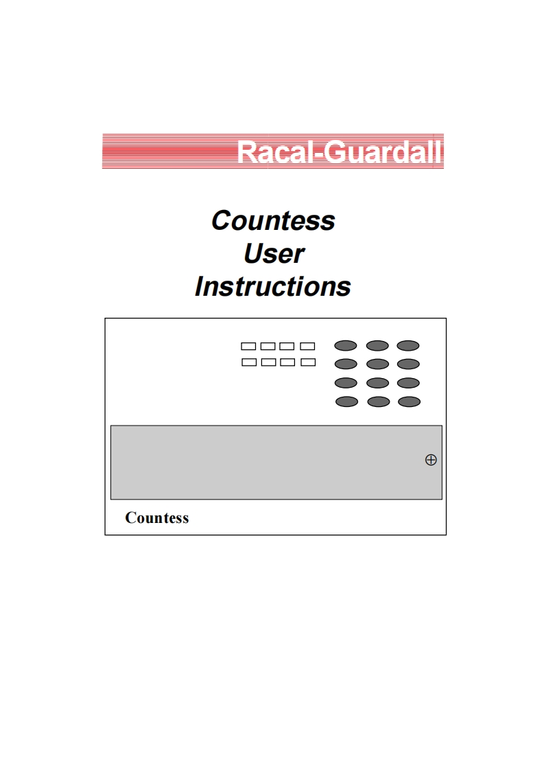 Countess-操作说明书手册