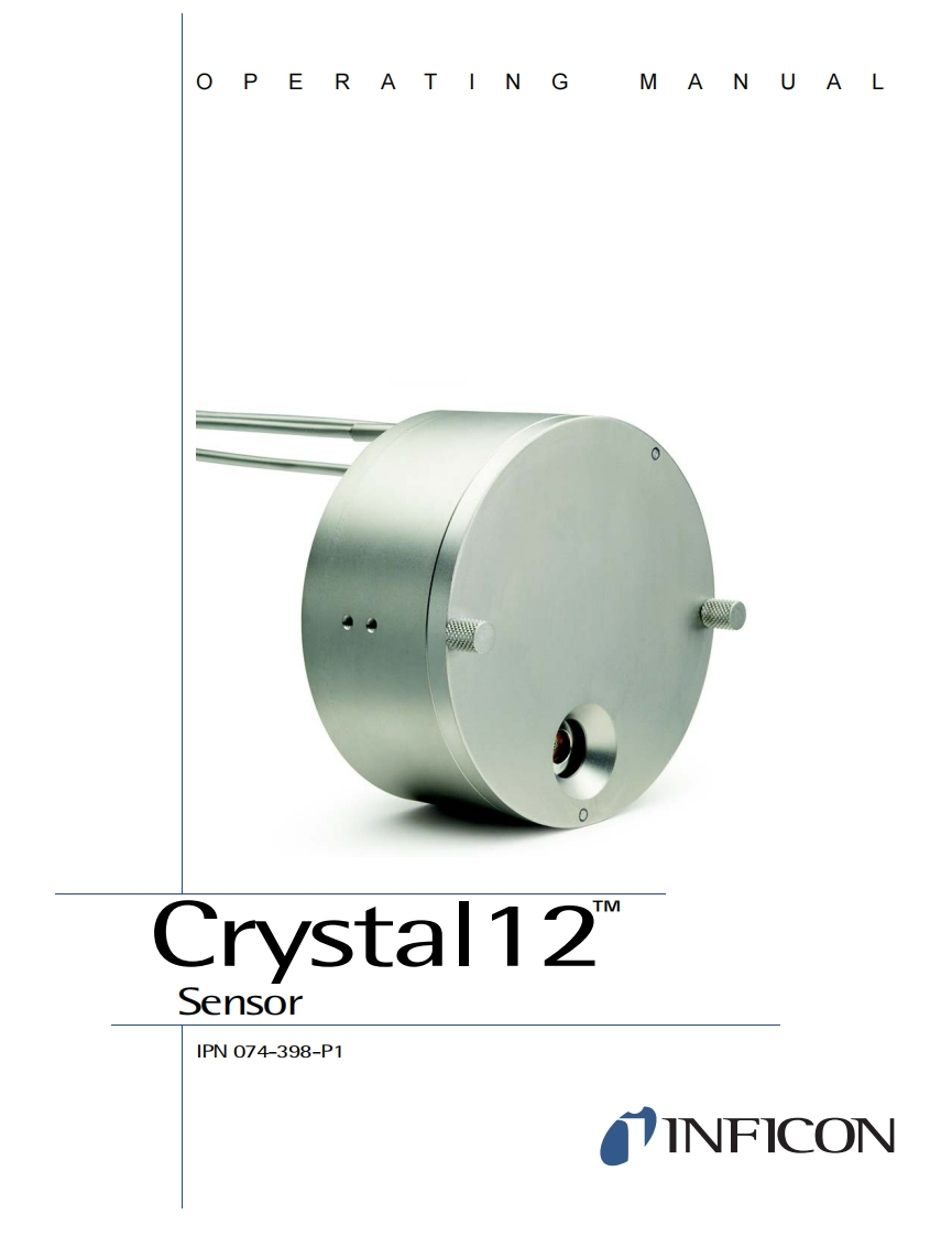 Crystal12Sensor操作说明书手册(English)