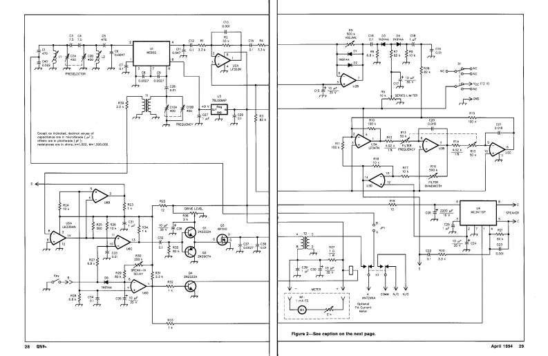 Curry_Communications_CW-893_1750m_transceiver_参考电器原理图_WD4PLI_1994-04