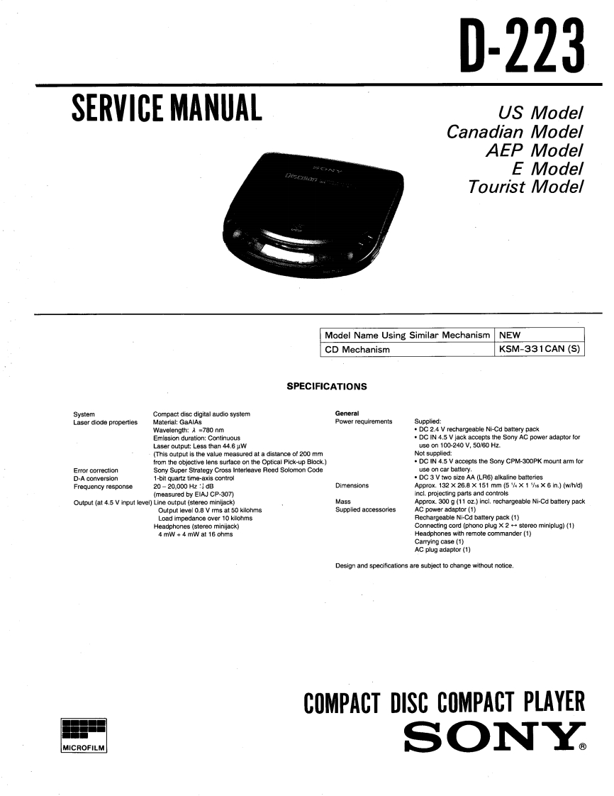D-223-service-manual维修手册