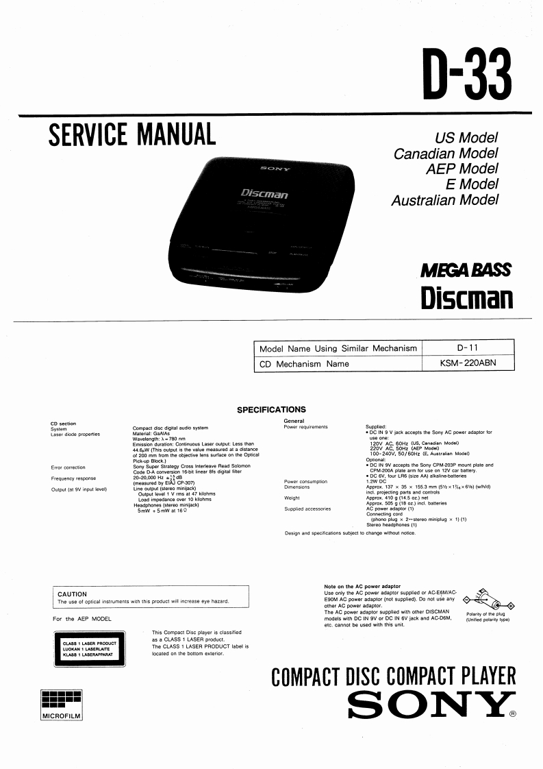 D-33-service-manual维修手册