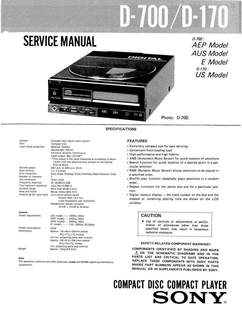 D-700_D-170-service-manual维修手册