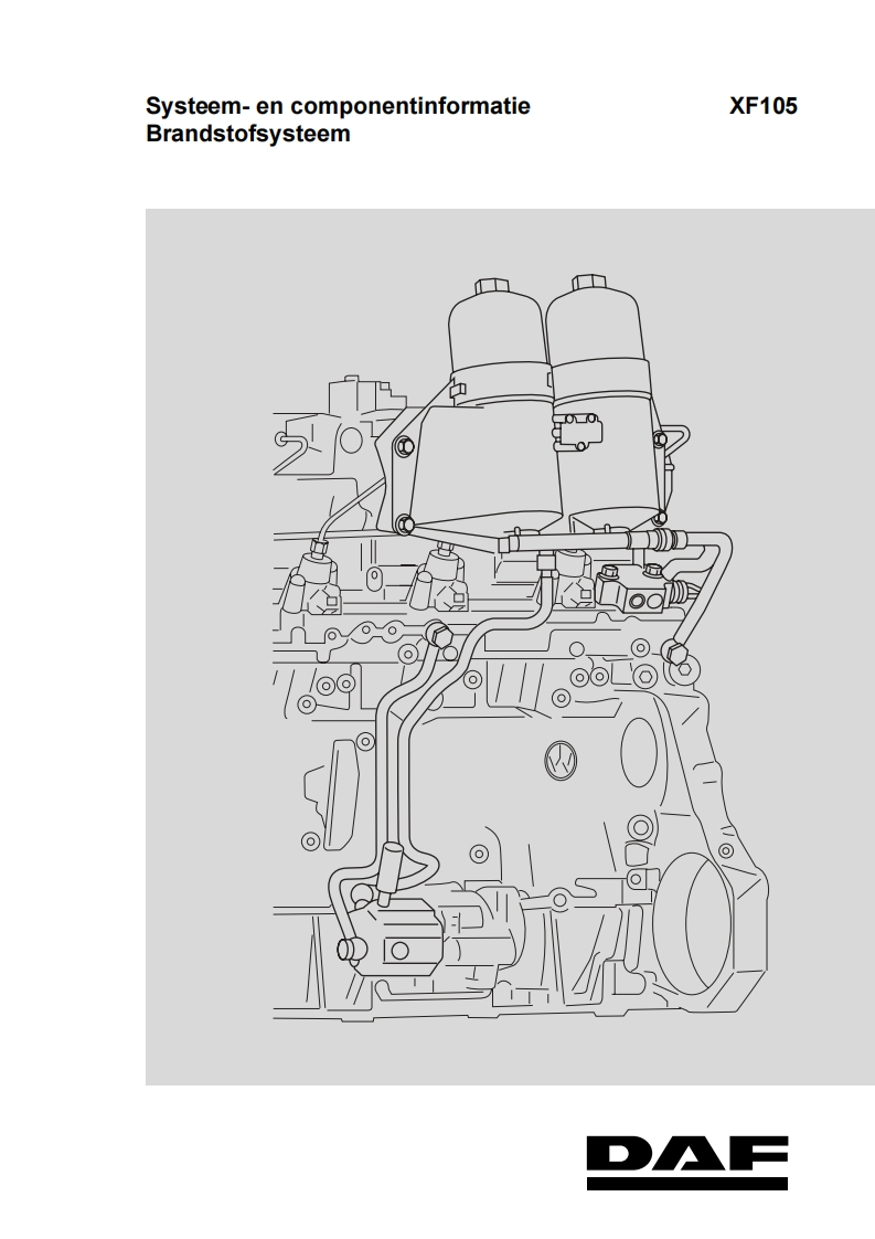 DAF-XF105-Truck-Fuel-System-Service-Manual维修维护手册-PDF