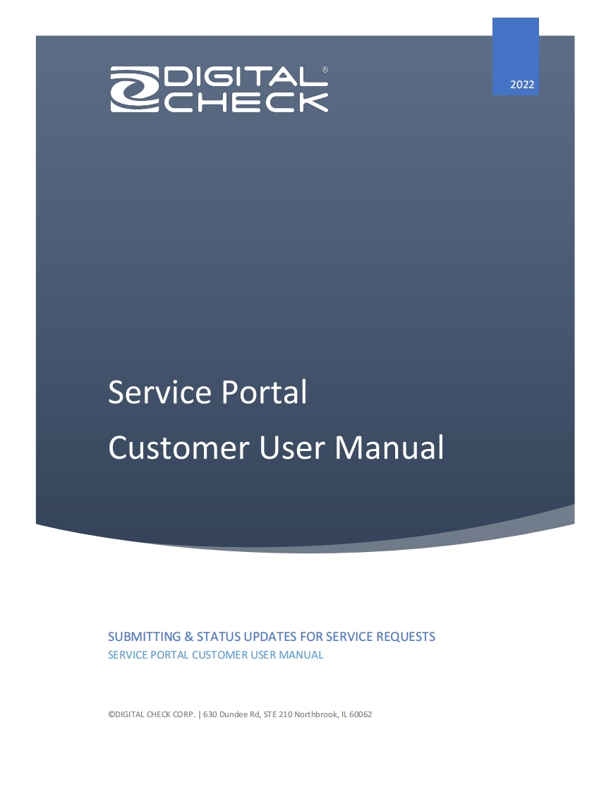 DCC-Service-Portal-Customer-操作说明书手册