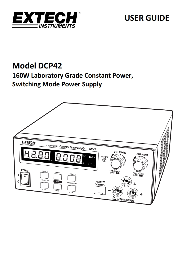 DCP42_安装调试说明书手册-en