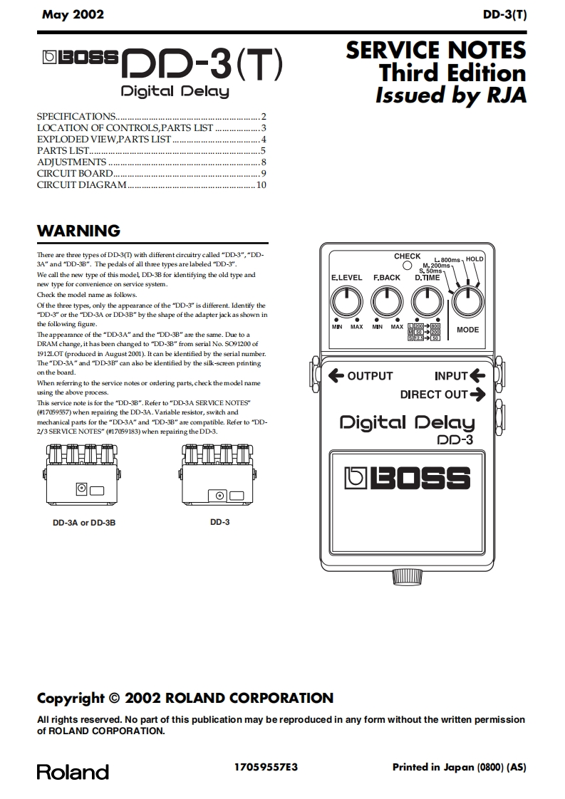 DD-3T_维修手册电器原理图_3rd