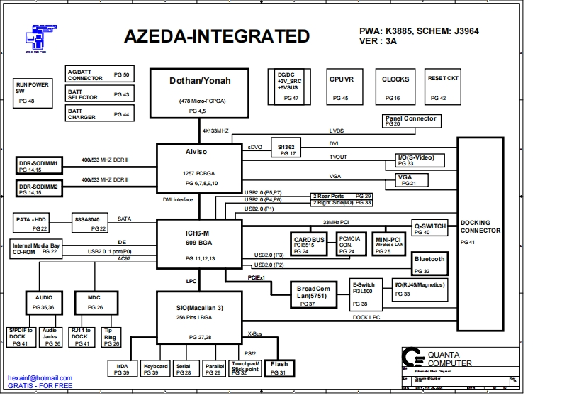 DELL-Latitude-D610---QUANTA-JM5B---REV-1A笔记本电器原理图