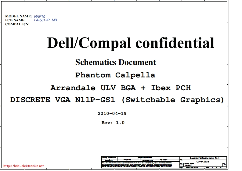 DELL-M11XR2笔记本电器原理图